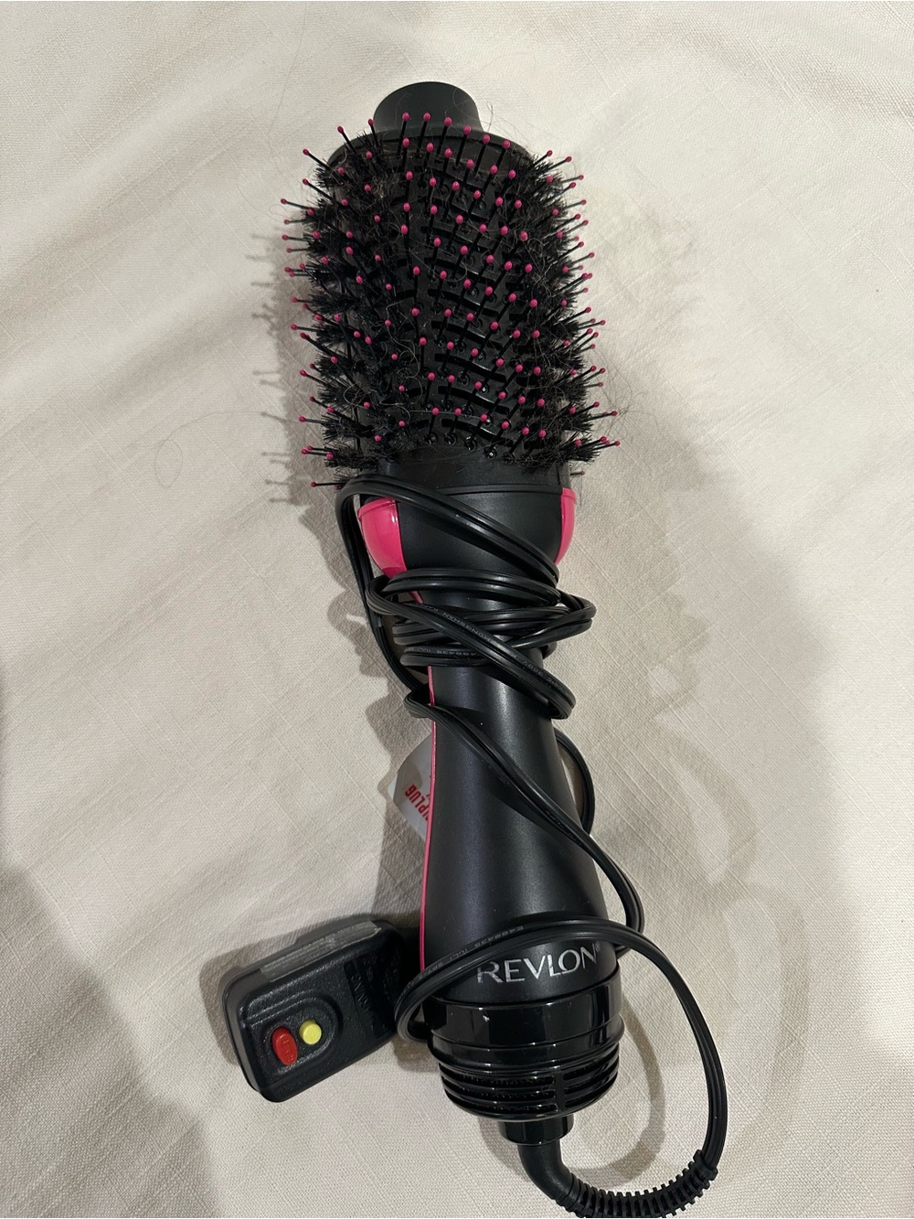 Revlon Black and Pink Hot Air Round Brush Styler